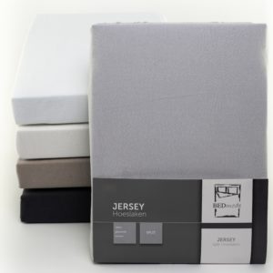 Jersey Hoeslaken Split licht grijs